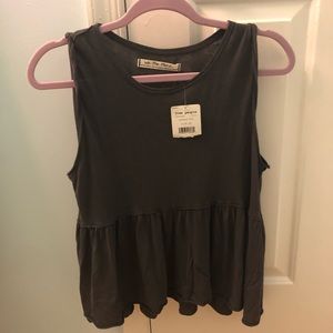Free People peplum tank
